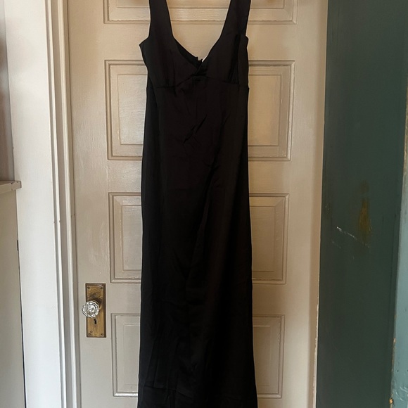 Princess Polly Elegant Black Sleeveless Dress - Picture 1 of 7